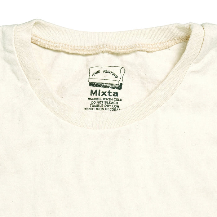 Mixta - CREW NECK PRINT TEE - SHARE LOVE