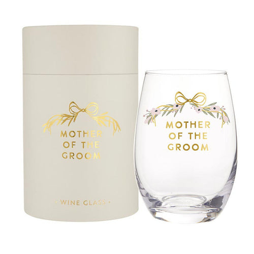 Mother of Groom Boxed Glass - Madison's Niche