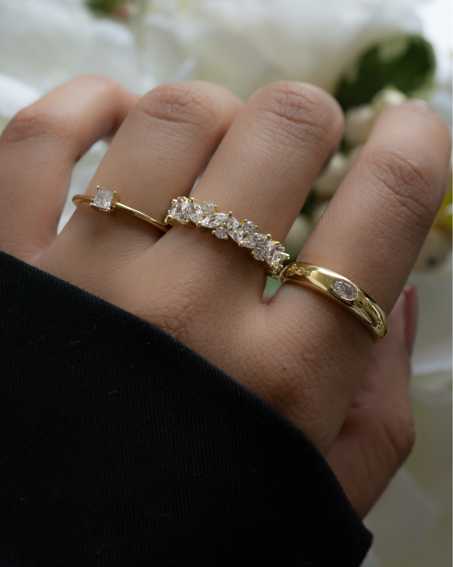 5mm Multi Stone Ring
