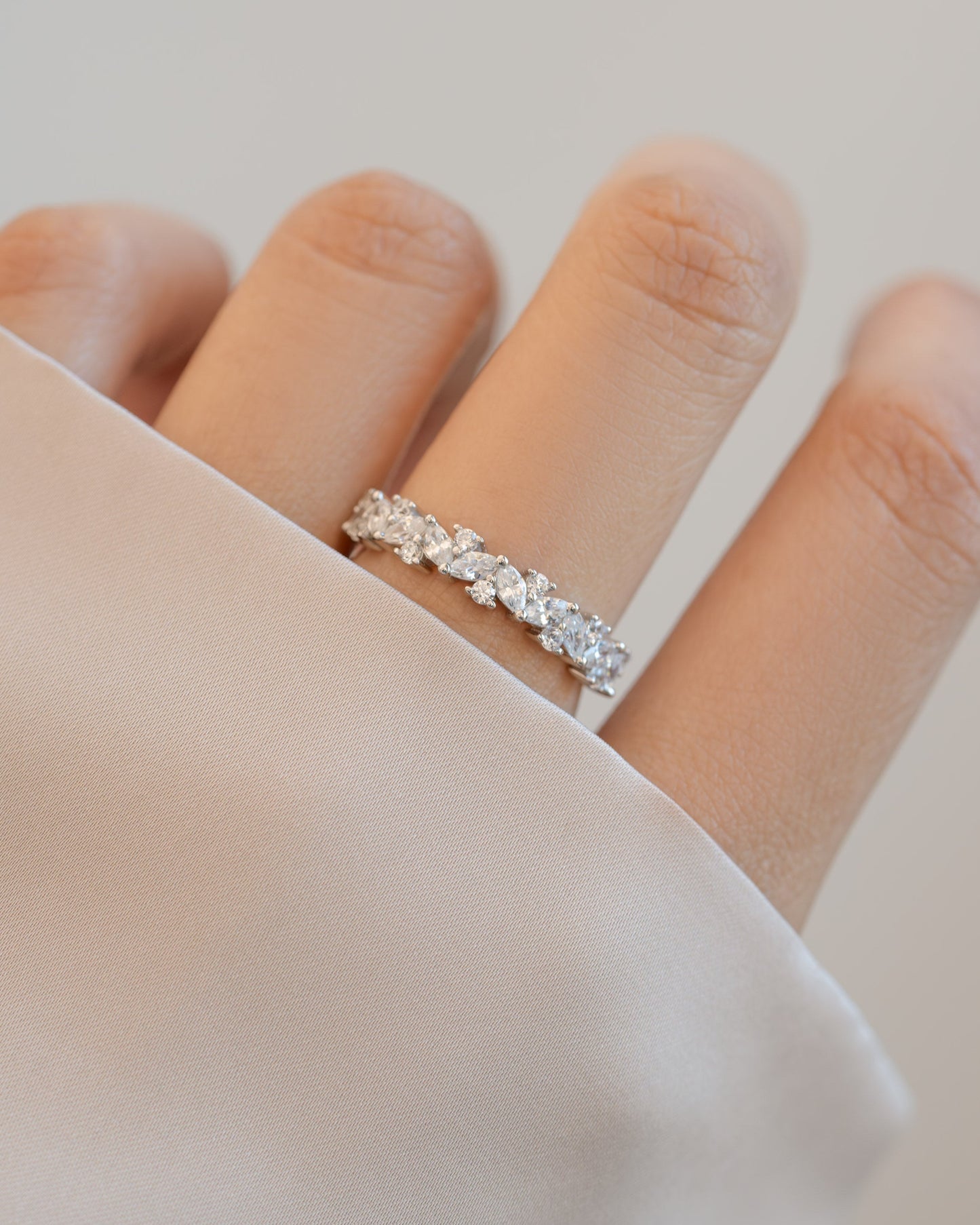 4mm Multi Stone Ring