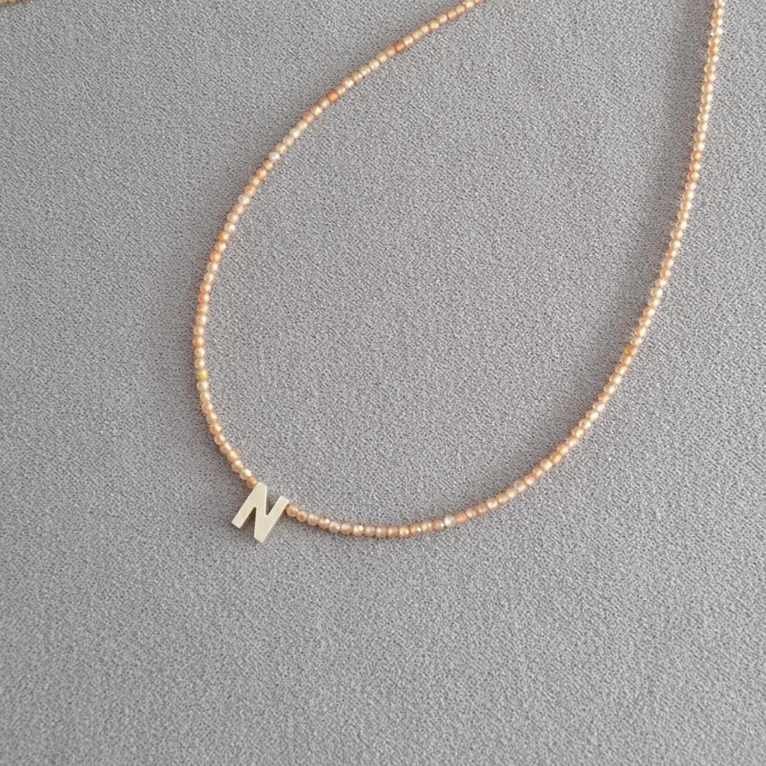 üì¢üì¢40% OFF !! ‚è∞Romantic Initial Beaded Choker Necklace