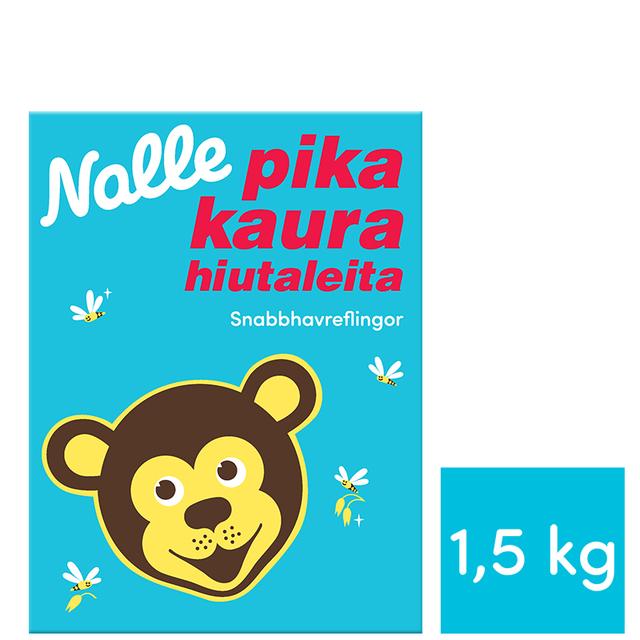 Nalle 1.5 kg quick-cooking oatmeal flakes - Soposopo