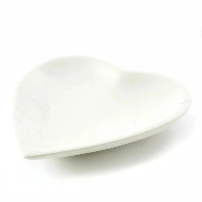 Natural Soapstone Heart Dish