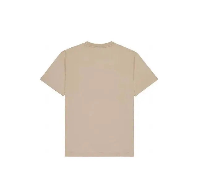 New Balance NBSC T-shirt back, plain tan jersey knit