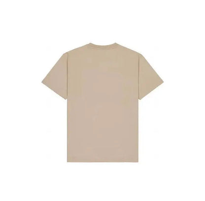 New Balance NBSC T-shirt back, plain tan jersey knit
