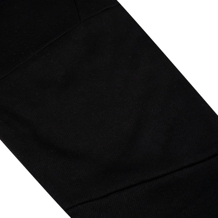 NP Embroidered Men's Panelled Jogger - Black