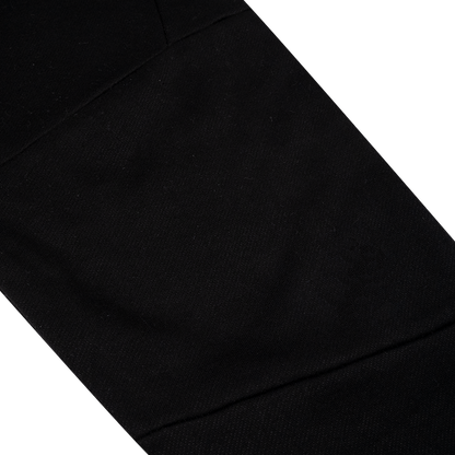 NP Embroidered Men's Panelled Jogger - Black