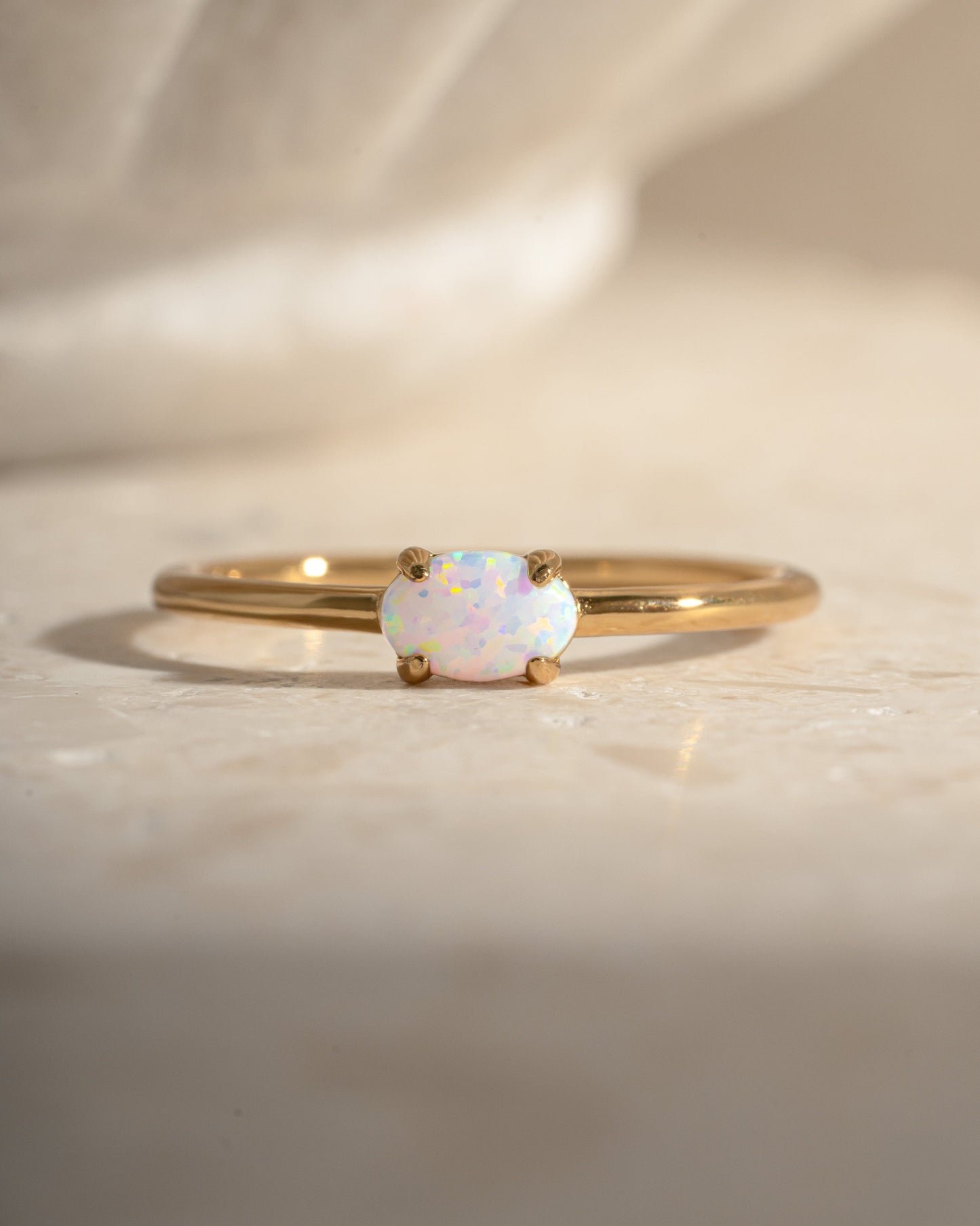 Opal Oval Ring