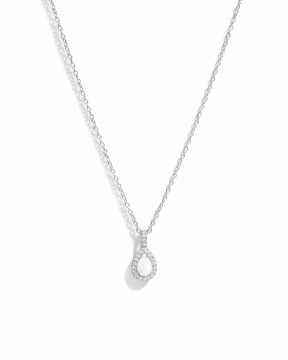Opal Pear Pendant