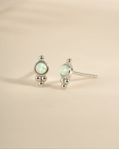 Embellished Opal Studs