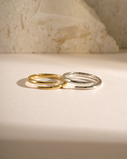 Open Spiral Ring
