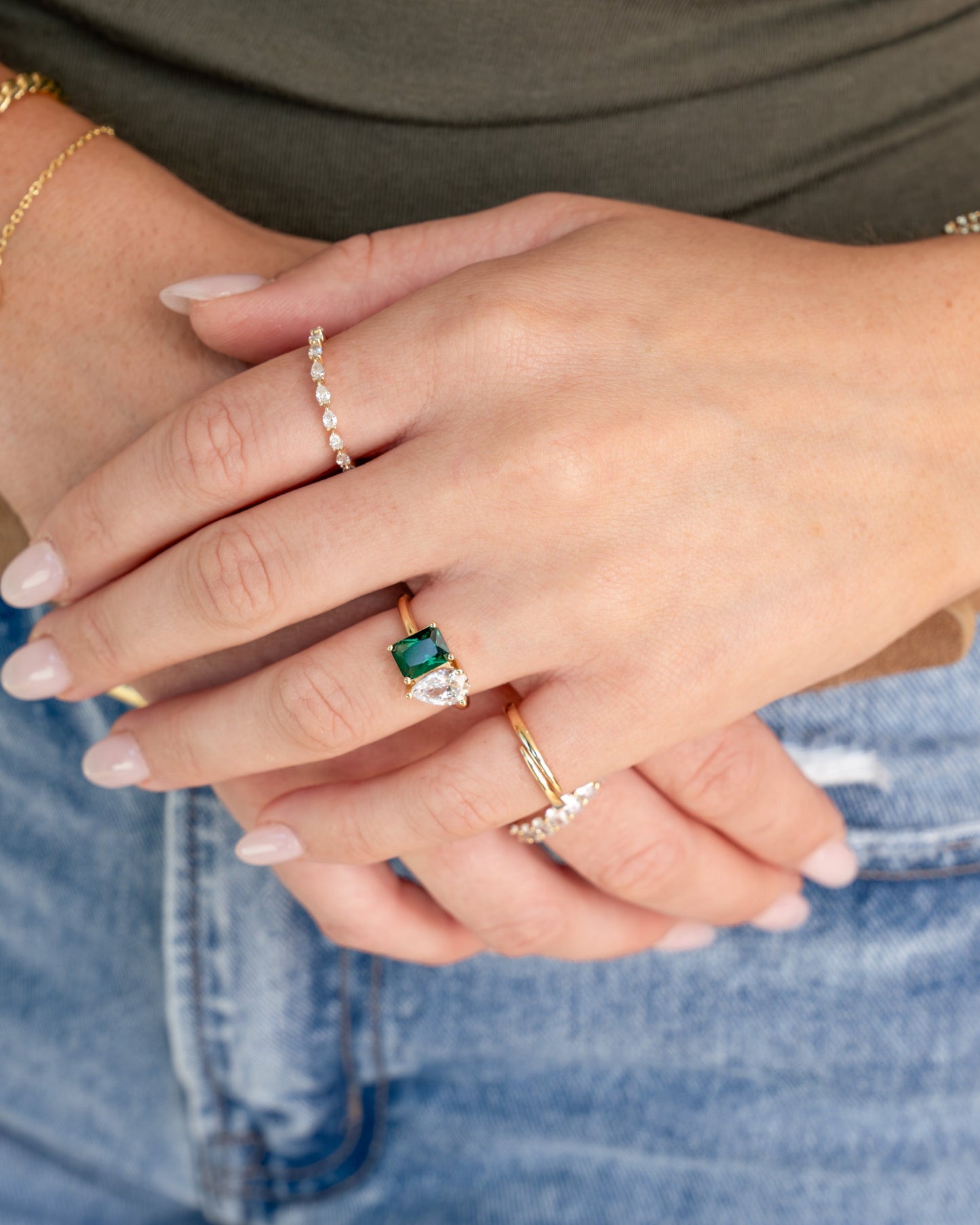 Open Spiral Ring