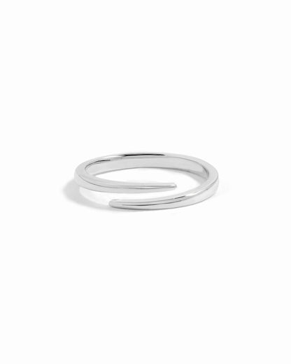 Open Spiral Ring