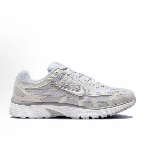 Nike P-6000 Premium sneakers in white with light blue accents and side logo detail