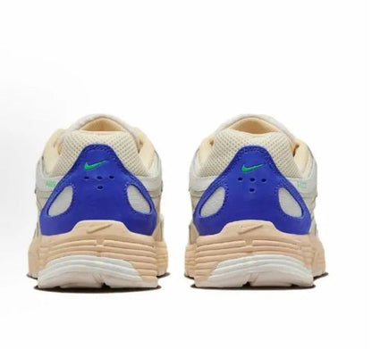 Nike P-6000 Premium sneakers, beige back with blue panel and green swoosh
