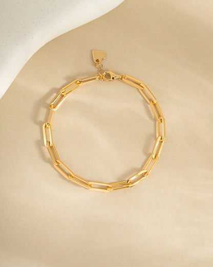 Amanda Paperclip Bracelet