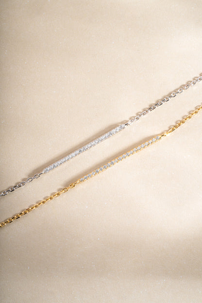 Pavé Bar Bracelet