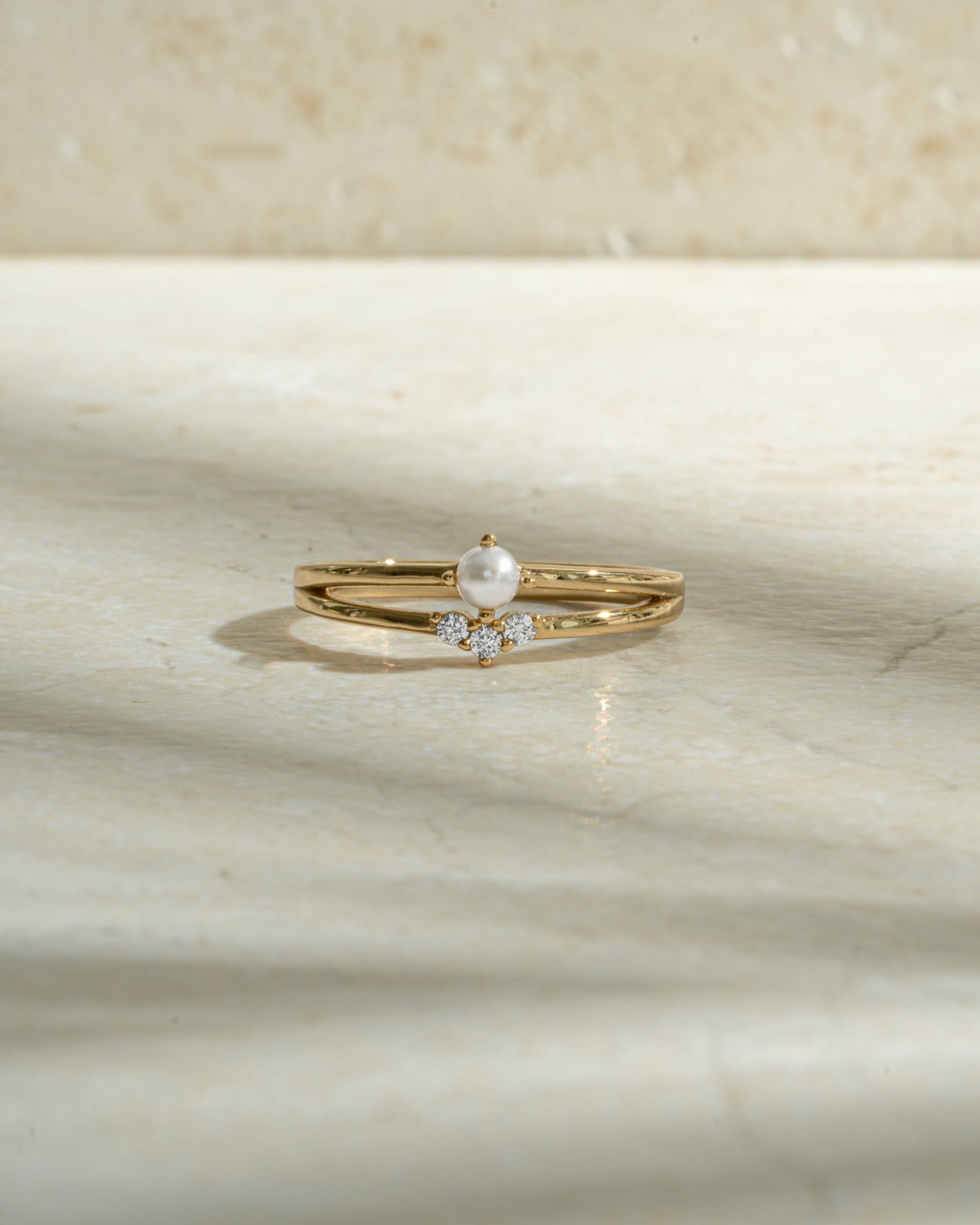 Pearl Ring Set