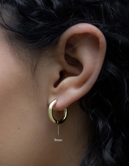 9mm Sylvia Hoops
