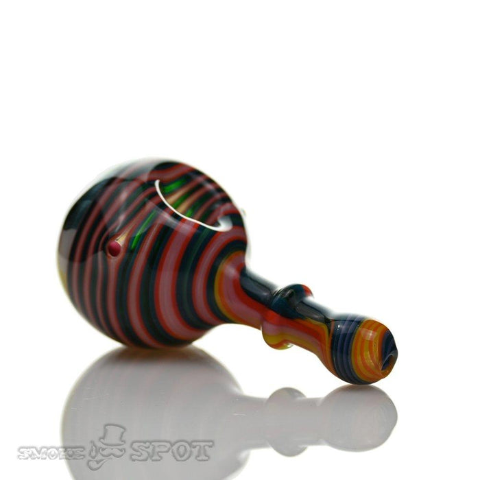 Pobz Multi Color Spoon Handpipe vibrant colors - Smoke Spot Smoke Shop