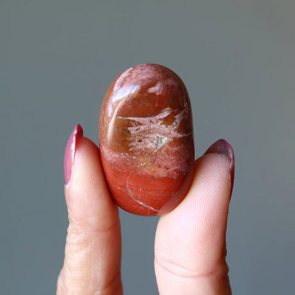 red jasper tumbled stone