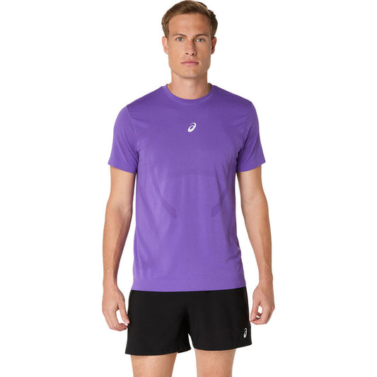 Asics Road Seamless SS Top Men's - Edo Purple