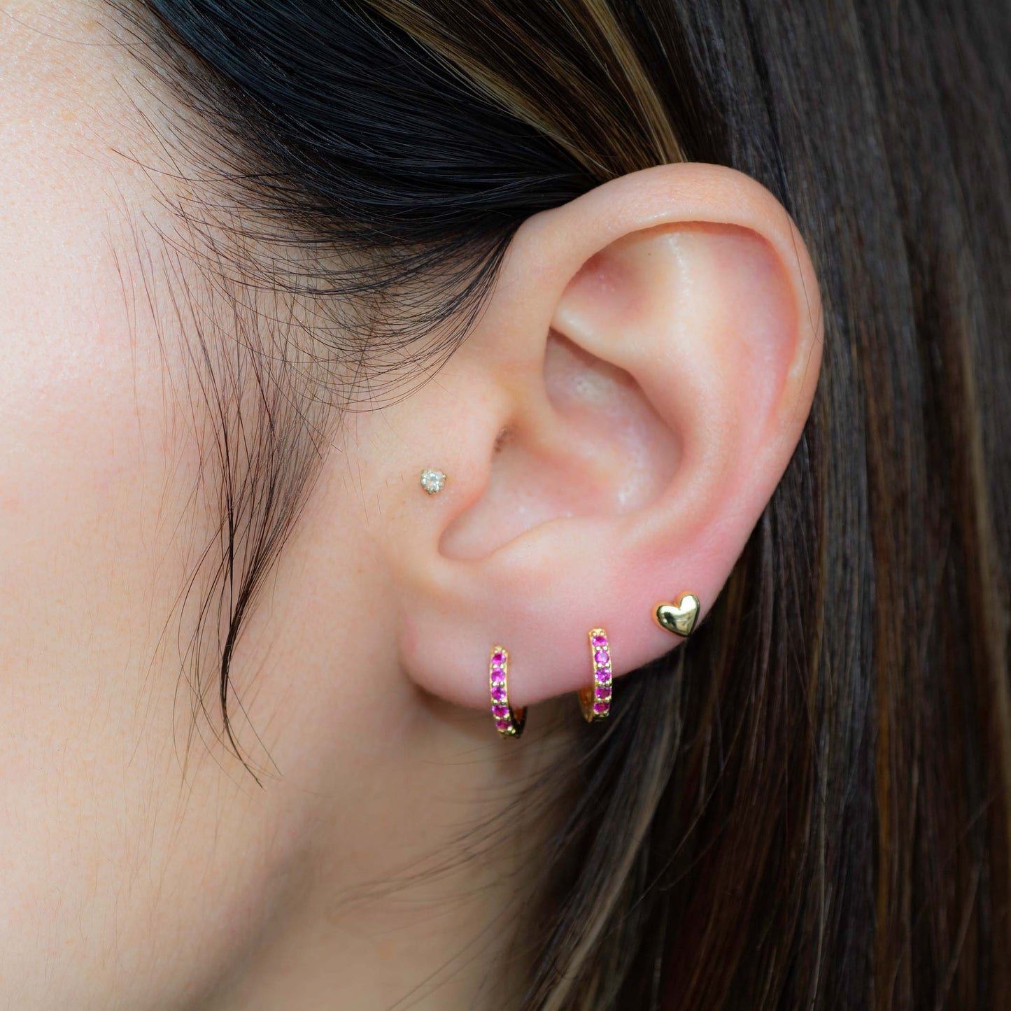 7mm Ruby Huggies