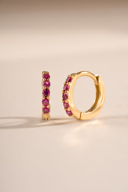 7mm Ruby Huggies