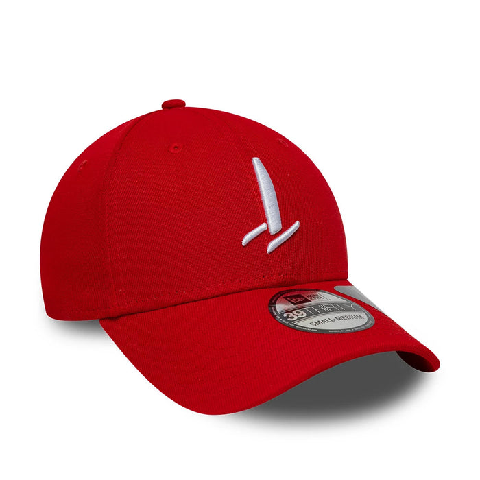 Pictured is this Catamaran Sail GP Repreve® 39THIRTY Stretch Fit cap in red. 3