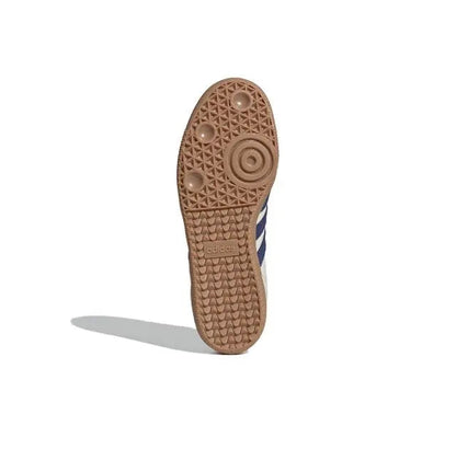 Samba OG sneaker outsole, brown gum rubber tread with circular pattern