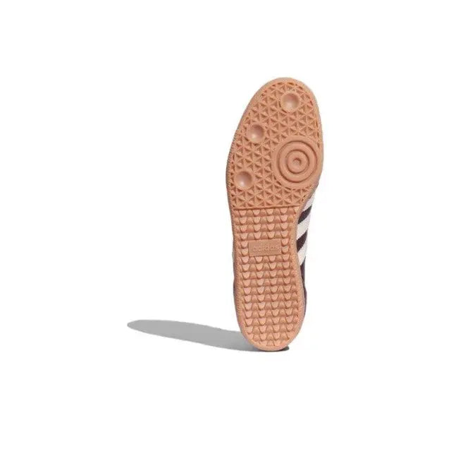 Adidas Samba OG gum outsole with textured tread and circular grip pattern