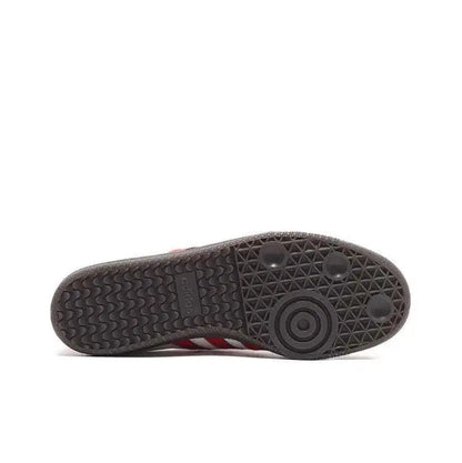 Adidas Samba vegan sneakers outsole, textured dark rubber tread