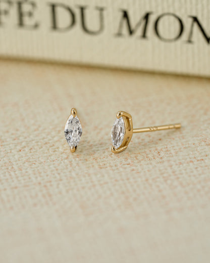 3x6mm Marquise Studs