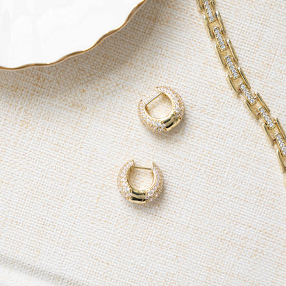 Basket Pave Hoops