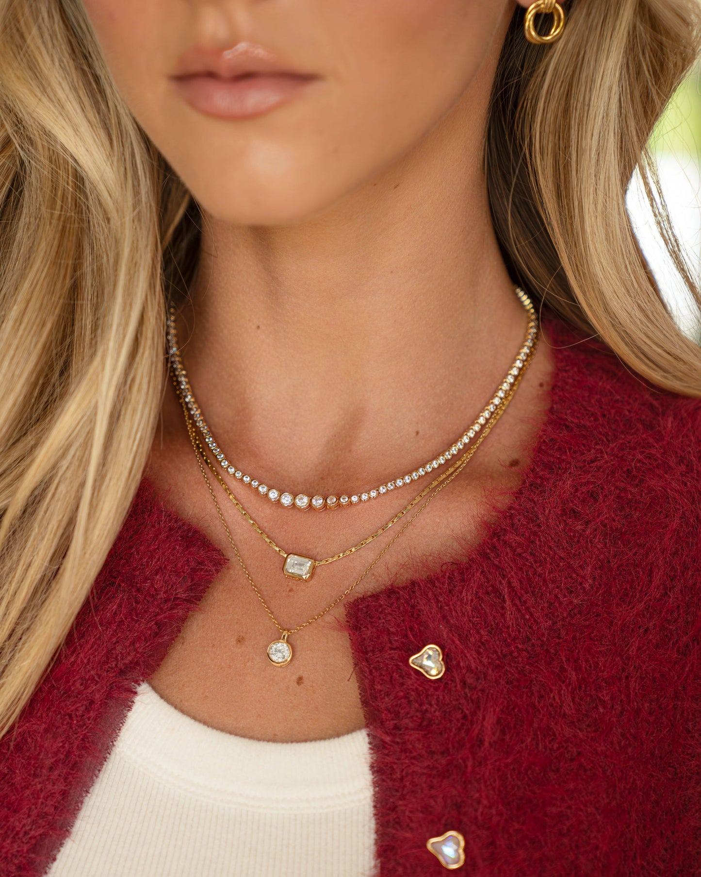 Round Bezel Necklace