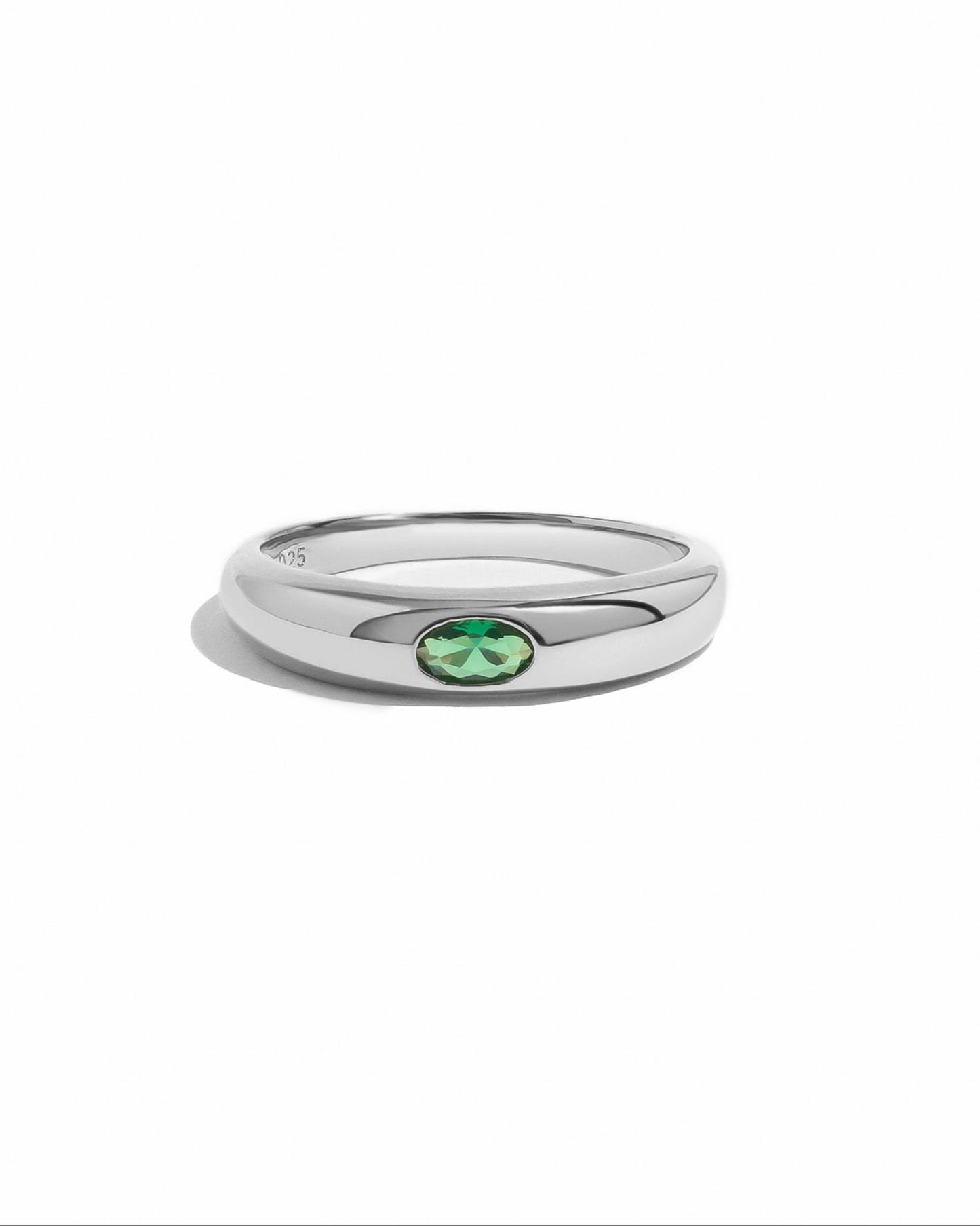 Emerald Dome Ring
