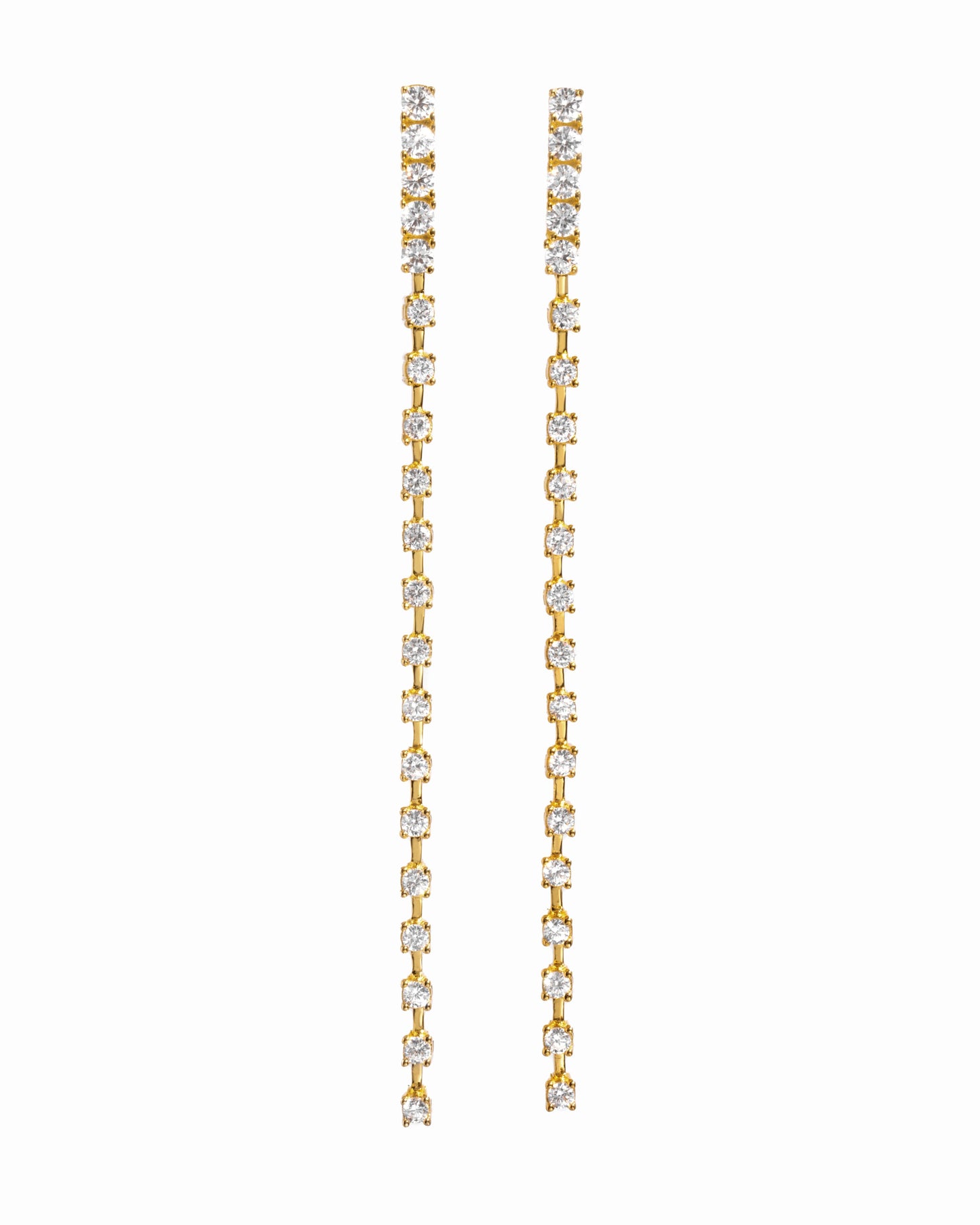 Diamond Line Earrings