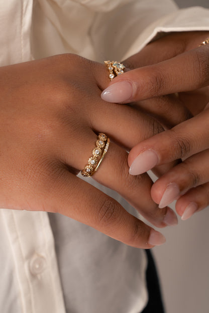Bezeled Stacking Ring