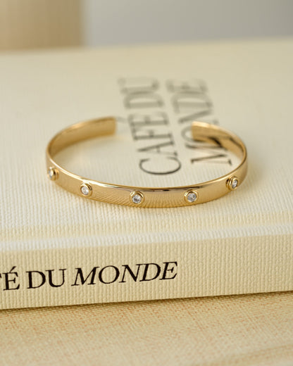 Adjustable Bezel Cuff
