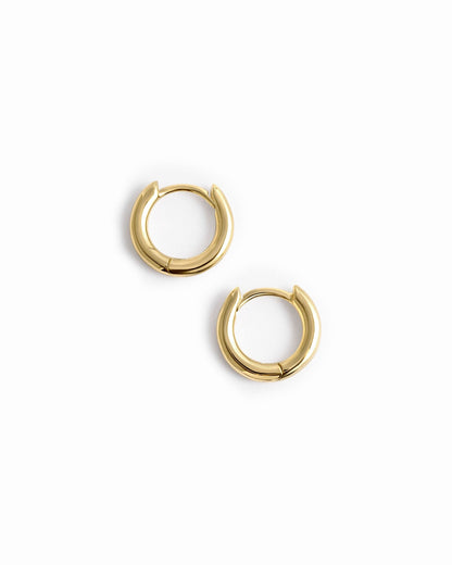 Simple Huggie Hoops