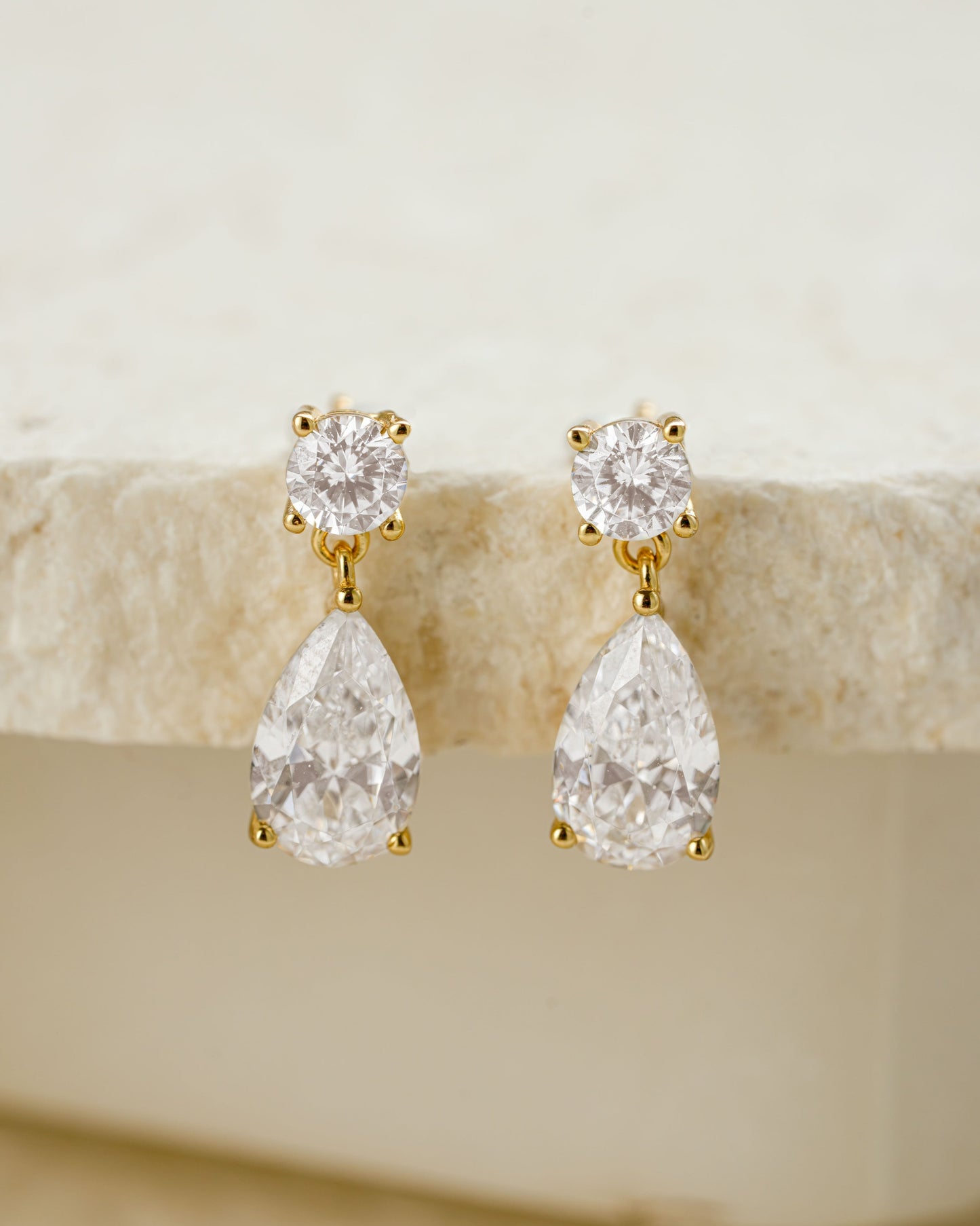 Camille Pear Drop Earrings