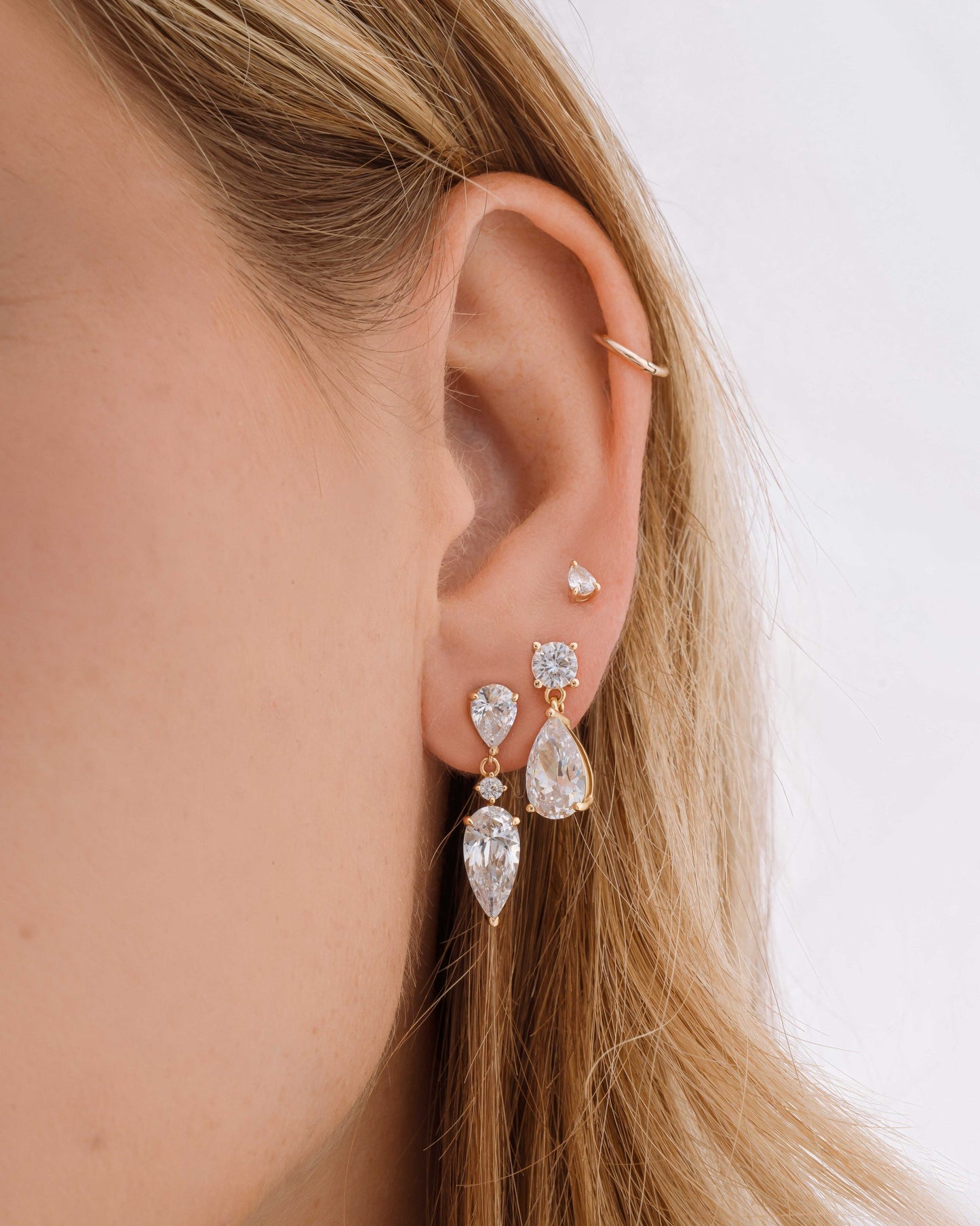 Camille Pear Drop Earrings