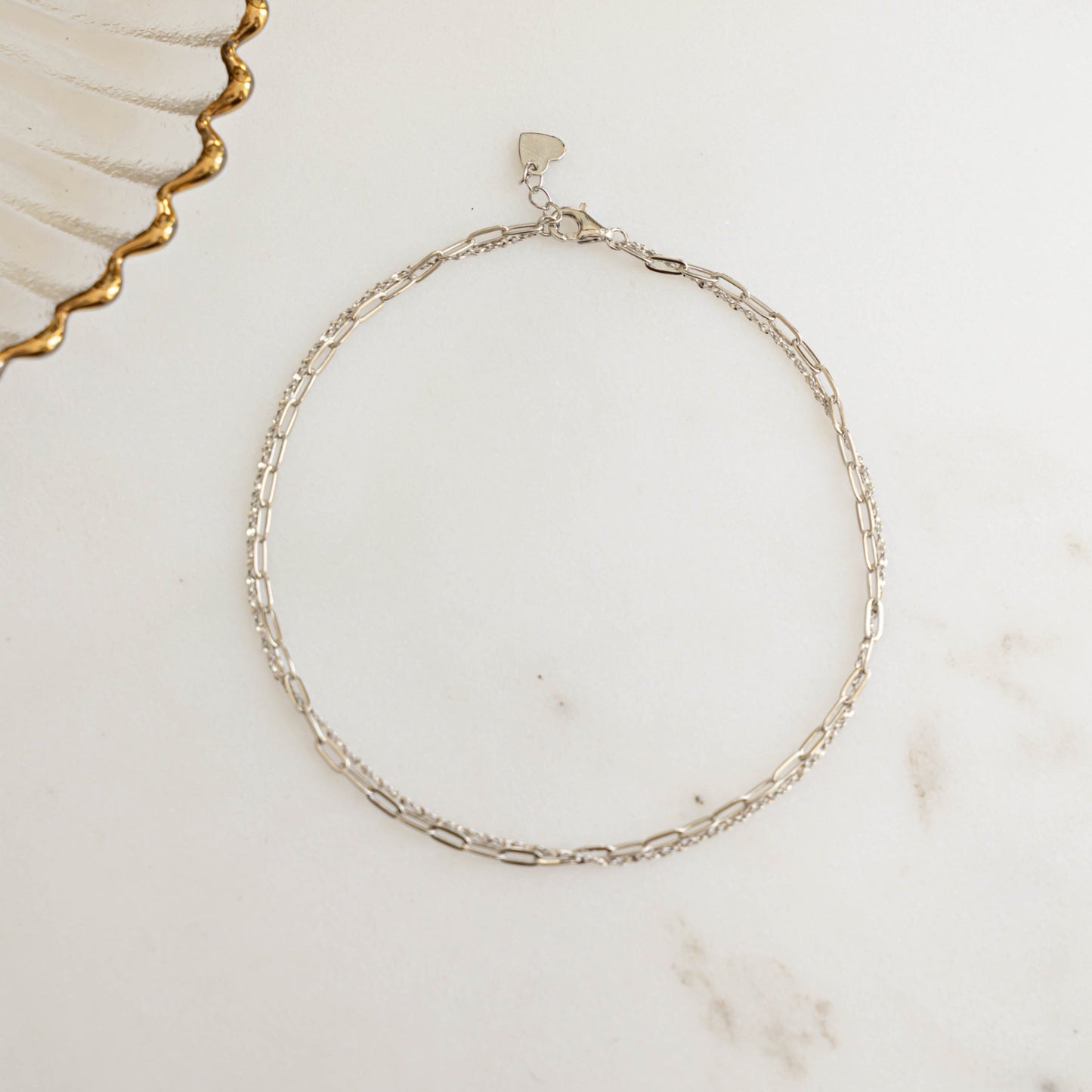 Two Dainty Anklet Set
