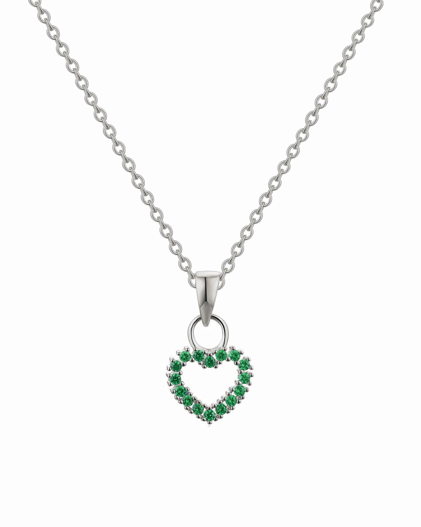 Emerald Heart Necklace