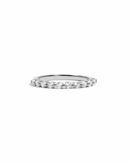 2mm CZ Stacking Ring