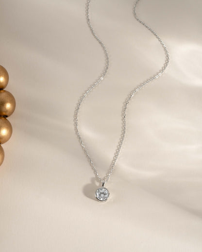 Round Bezel Necklace