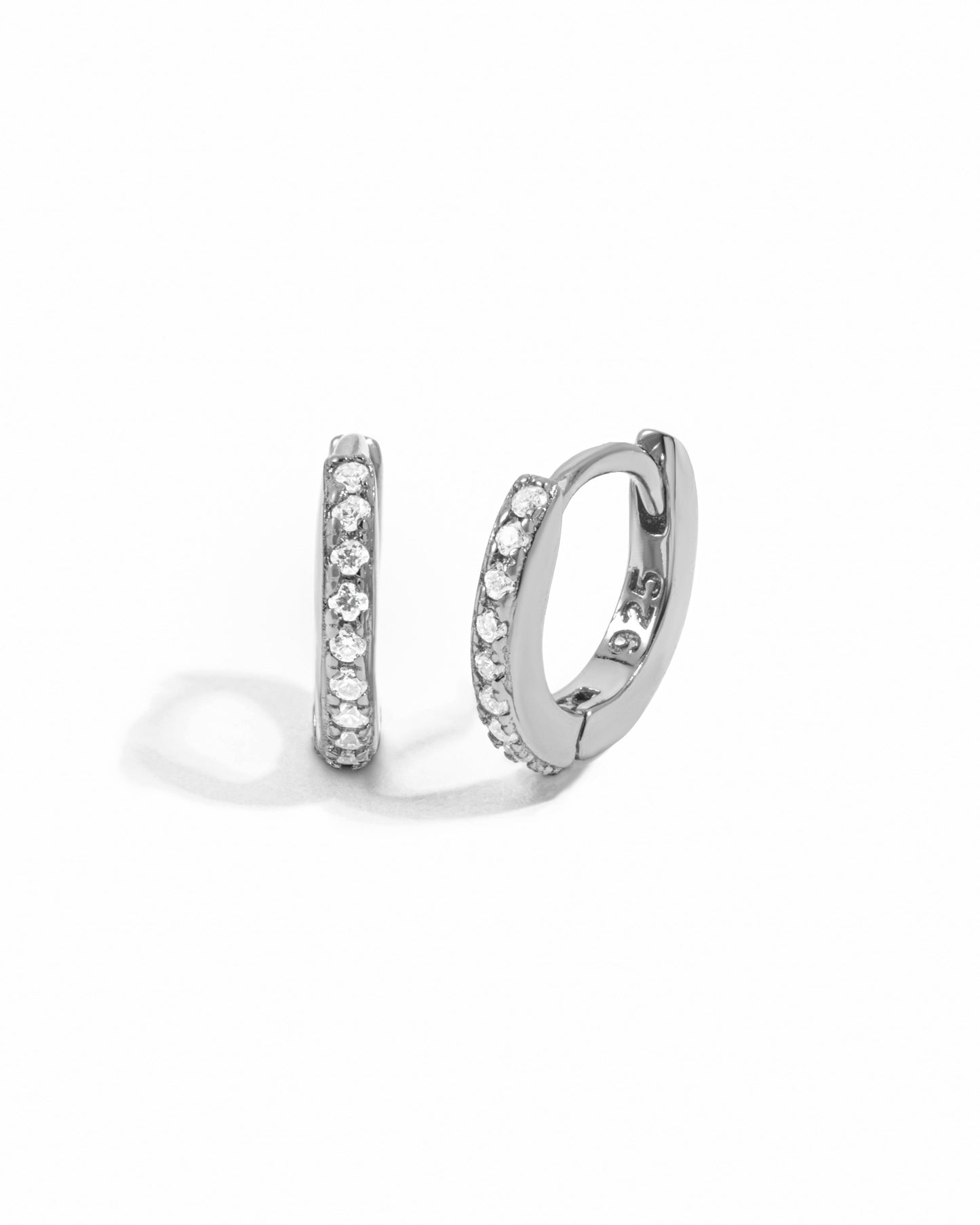 6mm CZ Huggie Hoops