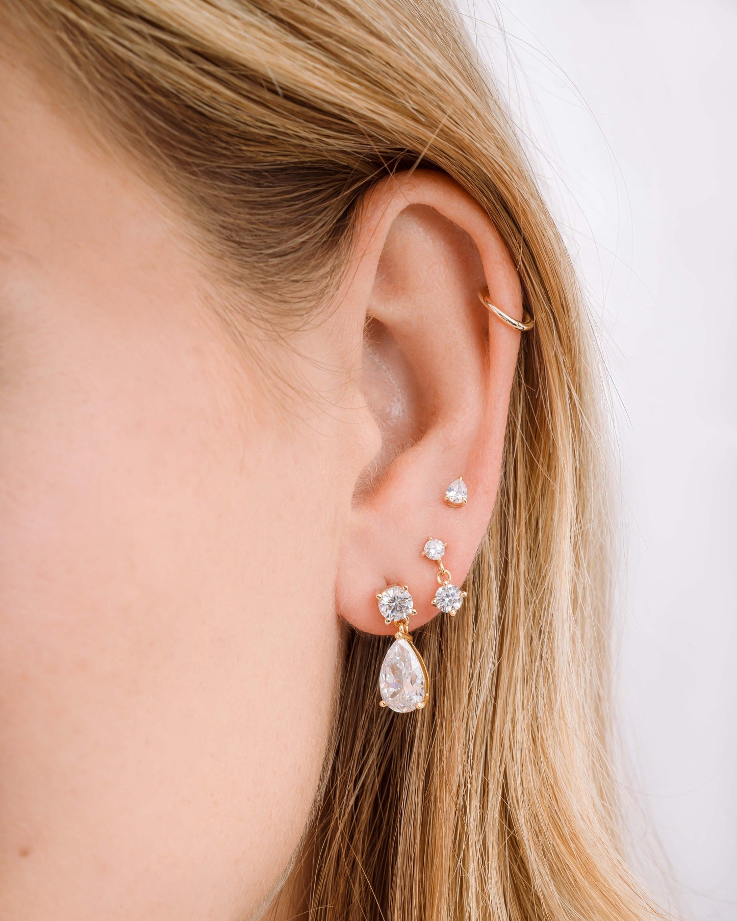 Camille Pear Drop Earrings