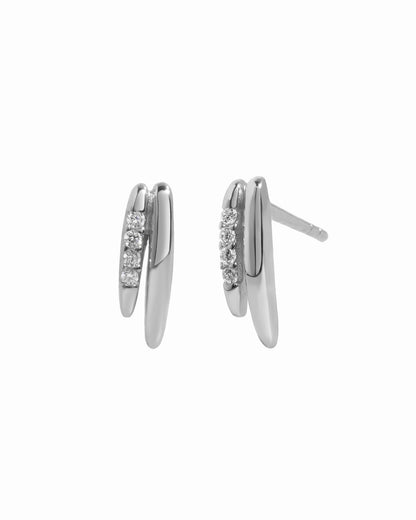 Dainty Double Line Studs