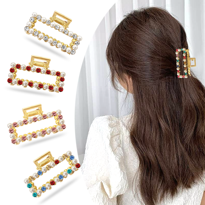 SANAS multicolour stone hair clips hair accessories for women
